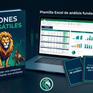 Pack Completo Leones Bursátiles - Libro, Plantilla Excel y Recursos de Análisis